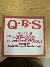 QRS  Piano Word Roll “Elvis Presley Vol.3 XP-209