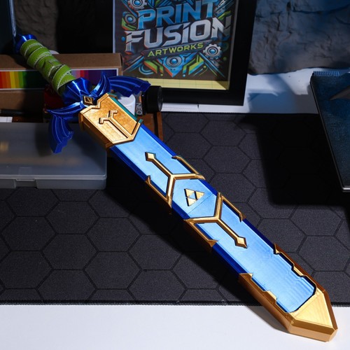 Zelda Link Sword Shield Game Card Storage Box Display 3D Printed PLA Case Switch - Picture 4 of 15