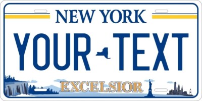New York 2020 Custom State License Plate Personalized 12''x6'' Size