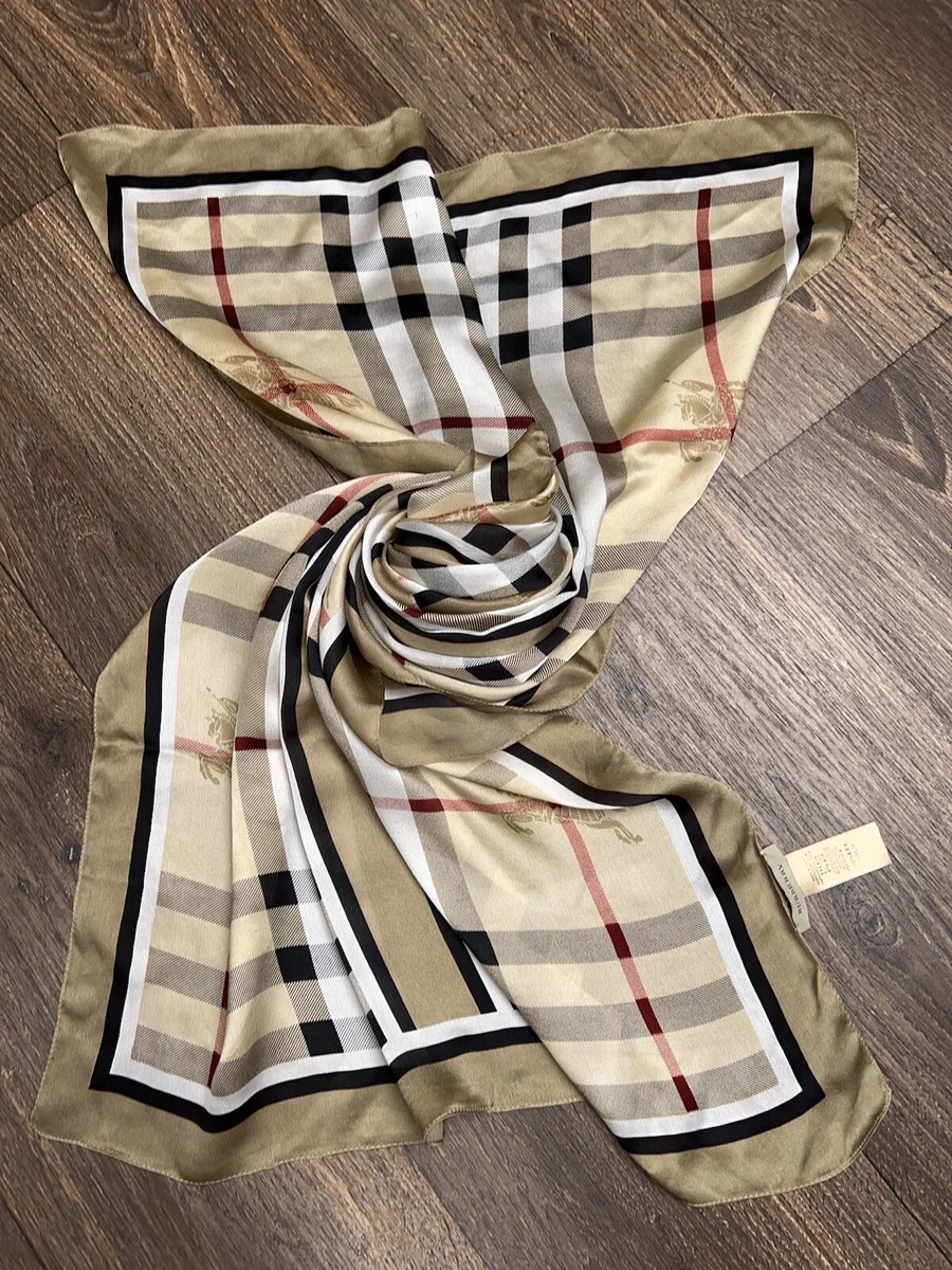 ❤️SET OF 2 Authentic BURBERRY Hearts Nova Check: POCHETTE mini bag &  SCARF🖤