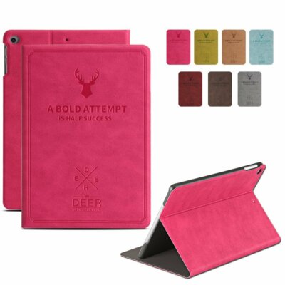 iPad Pro 11 1st 2nd 10.5 9.7 10.9 7.9 Case Protective Magnetic Cover Rose Red