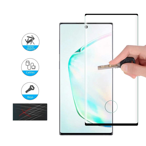 2x Samsung Galaxy Note 10+ 10 Plus Panzerfolie Display Schutz Hart Glas Folie 9H - 第 3/7 張圖片