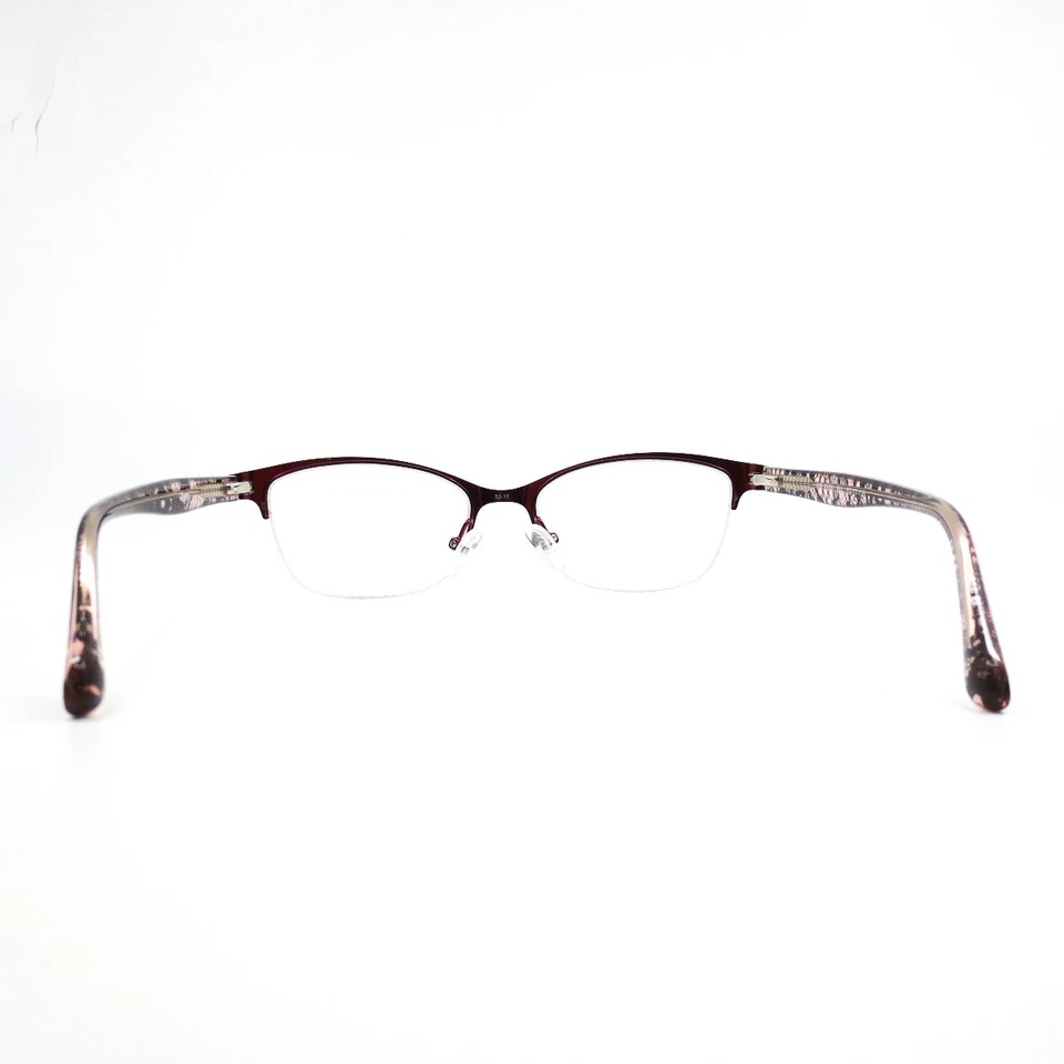 Monturas para gafas Tempo WR 6100 BU negro borgoña ojo de gato medio borde 52-17-135 Foto 4 de 4