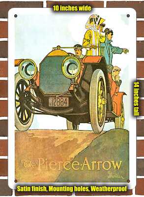Metal Sign - 1912 Pierce Arrow Automobiles- 10x14 inches