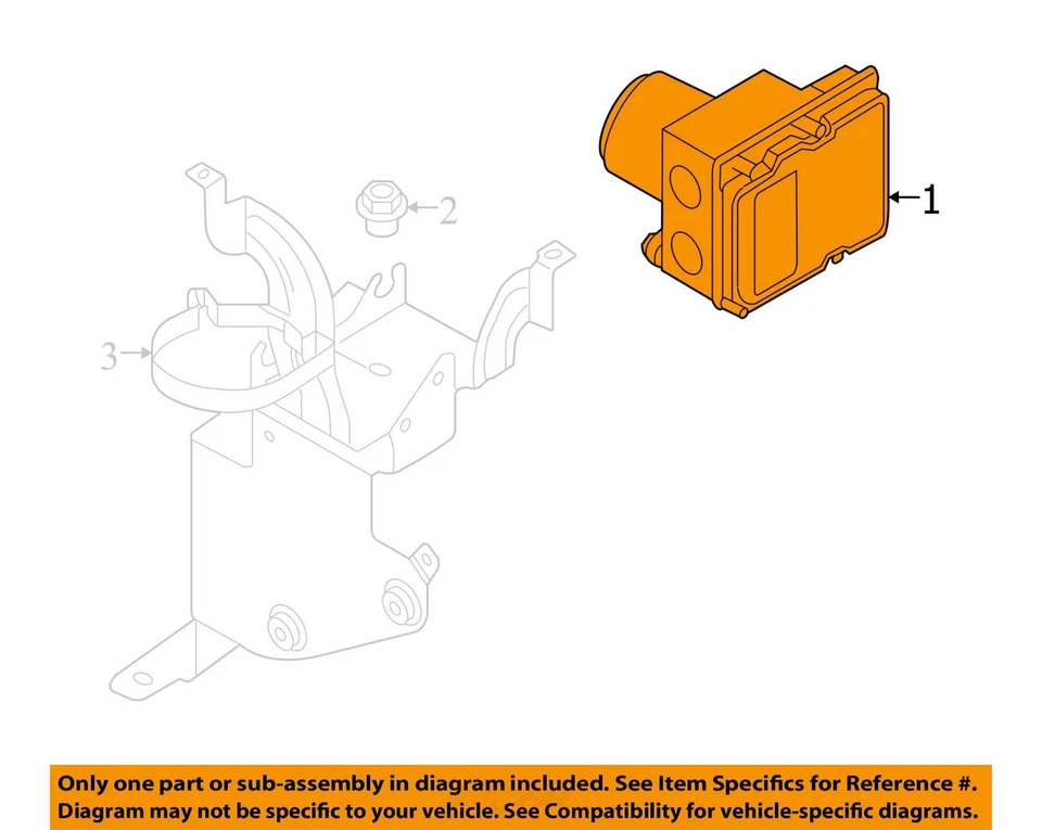ABS Pump Anti-Lock Brake Part Assembly AWD Quattro Fits 07-08 AUDI A6 1712021 Foto 3 de 4