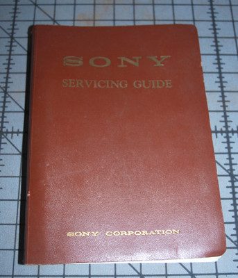 Vintage 1964 Lot 24 Sony Electronics Servicing Service Manual Guide Radio TV +