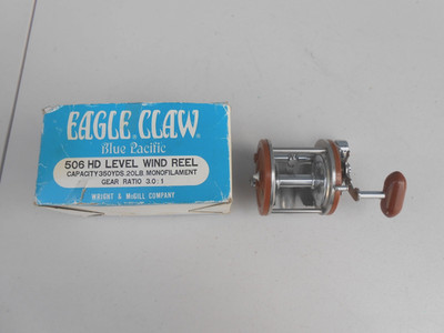Eagle Claw 506HD Level Wind Saltwater Freshwater Fishing Reel New with Box