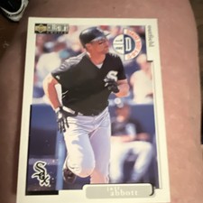Upper Deck 1998 UD Choice #61 Jeff Abbott Chicago White Sox Rookie Card. rookie card picture