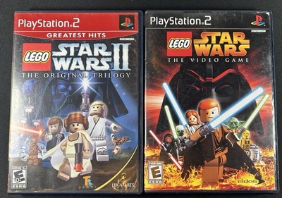 Sony PlayStation 2 PS2 - Lego Star Wars & Lego Star Wars Original Trilogy - CIB