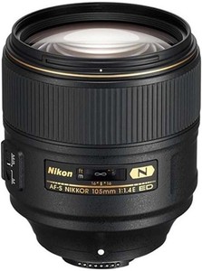 Nikkor Nikon AFS 105mm f1.4E ED Photography Camera Lens