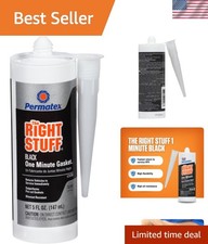 5 oz The Right Stuff Black RTV Gasket Maker - High Performance and Flexibility