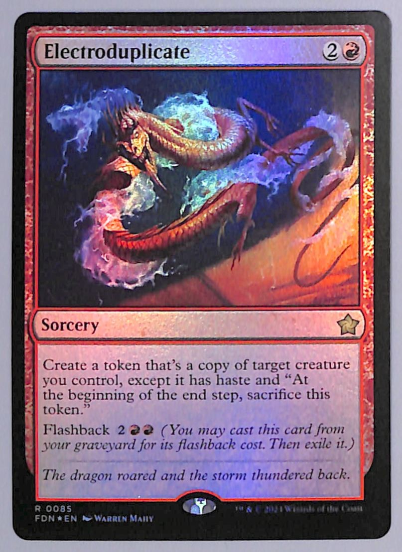 Electroduplicate - Foil - 85 - Foundations (FDN) MTG
