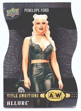 2022 Upper Deck Allure AEW #TA-18 Penelope Ford Title Ambitions