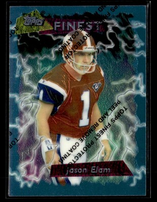 1995 Finest #138 Jason Elam Card Denver Broncos