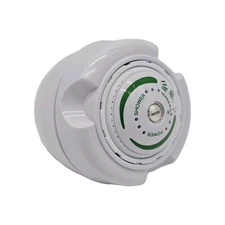 Niagara Conservation Earth Spa Shower Head 3-Spray 1.5 GPM Water White Plastic 