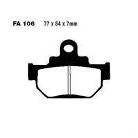Bremsbelag Hinten EBC FA106TT Standard FüR Kawasaki ZXR 750 H Stinger Bj. 1990