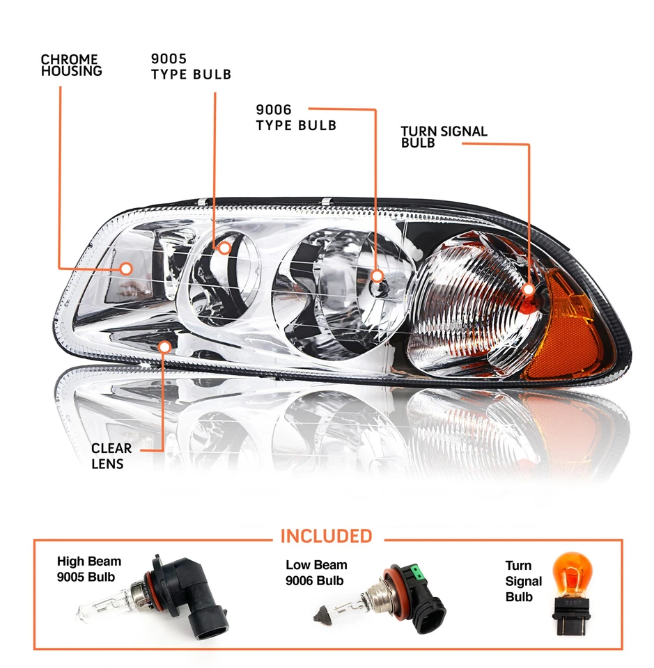 Mack Vision CX CXN 1998-2018 GU 2008-2018 Left Driver Side Clear Lens Headlight Foto 3 de 4