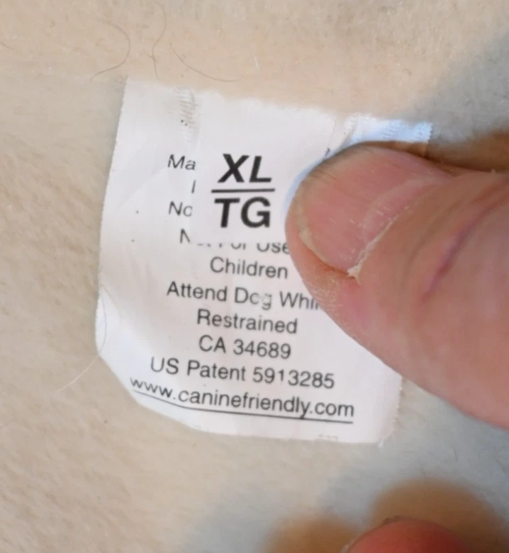 Arnês para colete canino amigável para cães, GG, preto - Imagem 4 de 4