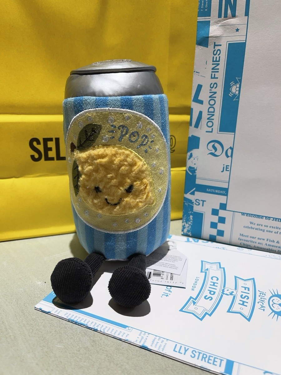 Jellycat Amuseables Jesse Can of Pop Selfridges London Exclusive