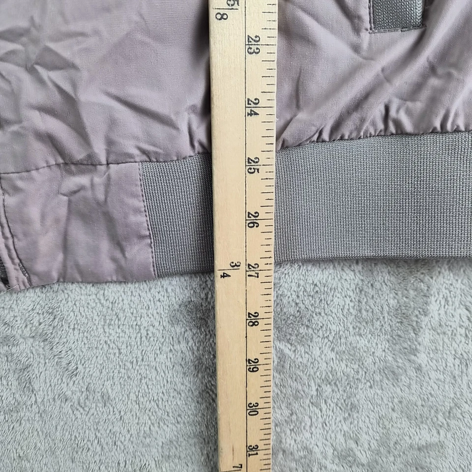 Chaqueta de bombardero vintage solo para miembros para hombre 2XL color topo cuello alto cremallera completa años 80 90 Foto 4 de 4