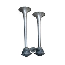 Vintage Grover Products Los Angeles Dual Chrome Air Horn 16 14 Vintage Grover Products Los Angeles Dual Chrome Air Horn 16 14