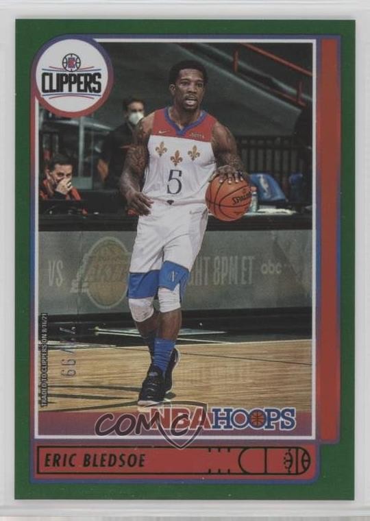 2021-22 Panini NBA Hoops Green /99 Eric Bledsoe #104 1f7d