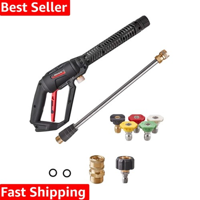 #ad #ad Versatile 4000PSI Pressure Washer Gun with 360° Swivel amp; Quick Connect Kit $55.09