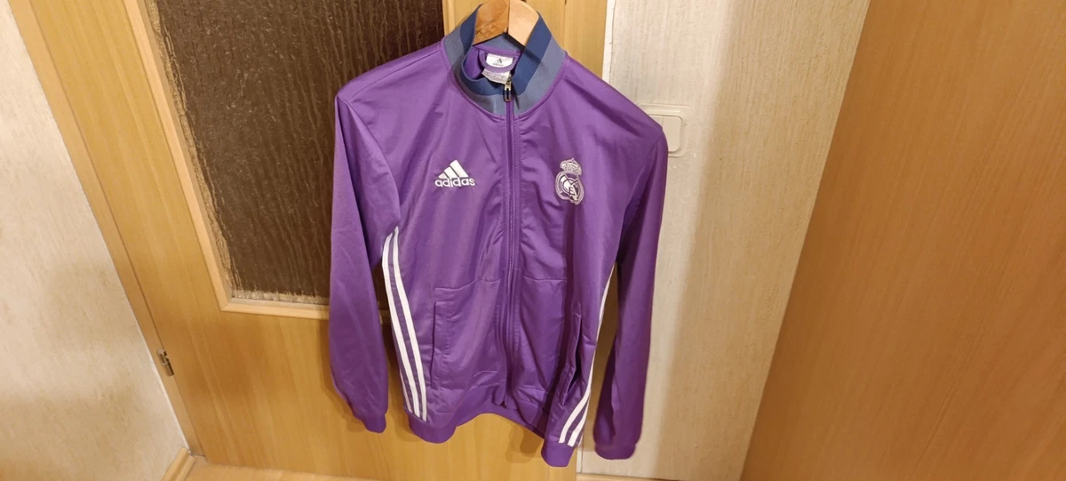 Veste Coupe-vent Réversible Real Madrid - Taille L, Couleur Marine, Neuve