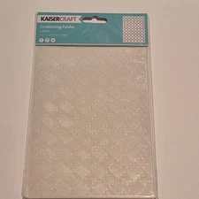 Kaisercraft "Lattice" - Embossing Folder - Crafts Scrapbooking