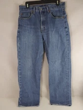 Levi's 550 Men's Medium Wash Distressed Bootcut Jeans Size 33x30