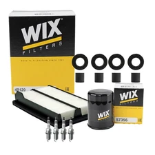 Wix Tune Up Kit NGK 4 Spark Plugs & Coil Boots Kit for Honda Civic 2.0L L4 DOHC