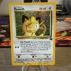 Meowth #10 Black Star Promo Holo Rare Vintage 2000 Pokemon Card