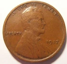 1917 P Lincoln Cent - Better Grade, good value Wheat Cent (17PGC2)