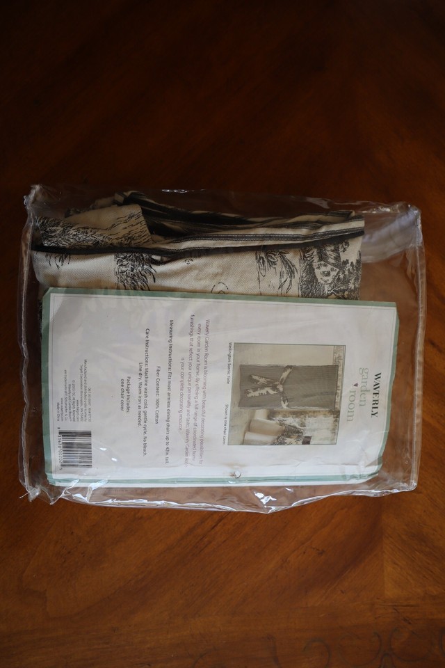 Waverly Garden Room Armless Dining Room Chair Cover Wellington Toile 42