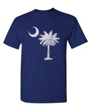 SOUTH CAROLINA - Unisex Cotton T-Shirt Tee Shirt