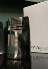 S.T. Dupont MaxiJet Lighter, Chrome Grid, 020157N (20157N), New In Box