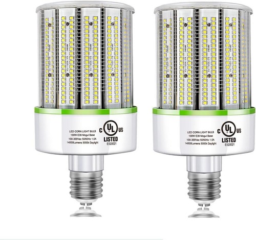 UL Listed 2-Pack 100W Led Corn Cob , E39 Large Mogul Base led Bulb 250-400W M... - Picture 2 of 8