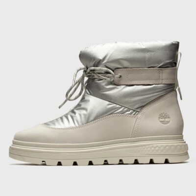 Timberland Ray City Waterproof Hiking Boot White Nubuck Sz 9-10 A5NMQ143 