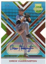 2016 Elite Extra Edition Autograph Status Die Cut Tie-Dye /5 Drew Harrington