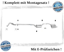 Auspuffanlage Ford Focus DAW, DBW 1.8 Fliessheck Auspuff Montagesatz Flexrohr