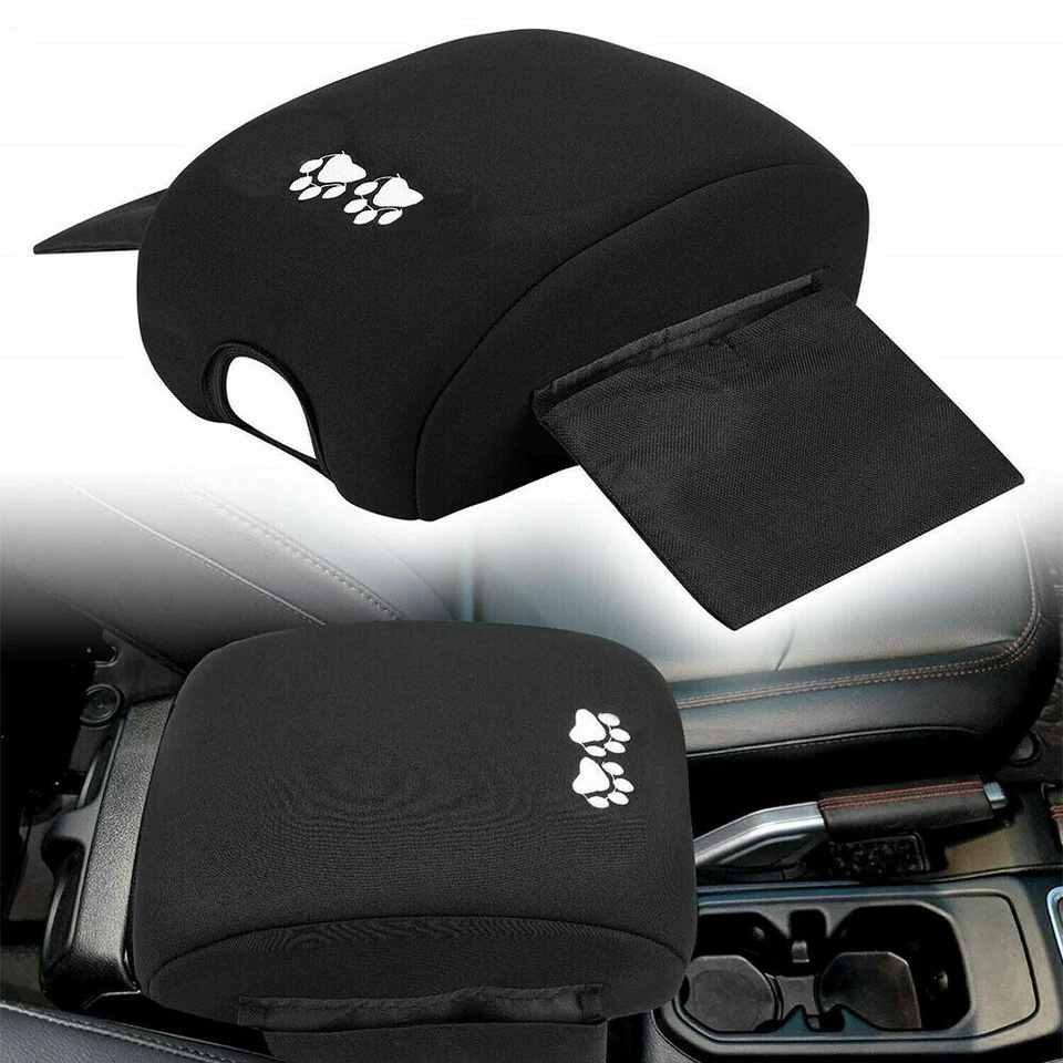 Center Console Cover Armrest Pad fit Jeep Wrangler JL JL JT Accessories 2018+ - Image 3 of 4