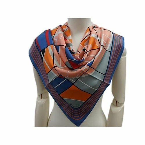 Scarves - How to Wear a 90cm Carre/Silk Twill Casually?