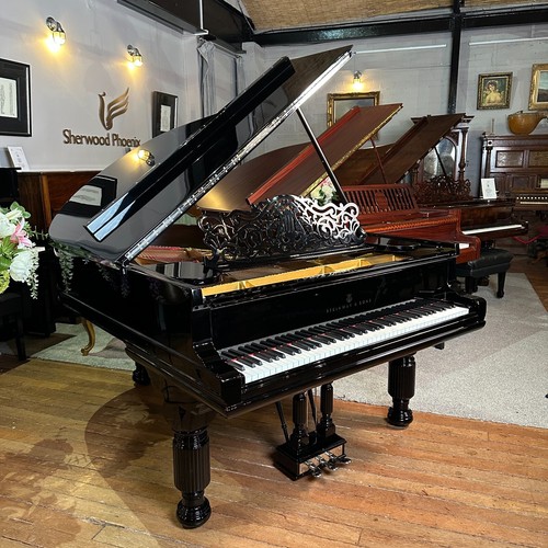 Steinway & Sons Model A Grand Piano in Black Gloss | RESTORED | SHERWOOD PHOENIX - Picture 15 of 16