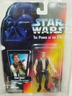 Star Wars Kenner Potf2 Han Solo Red Card Action Figure Star Case ~ Misp