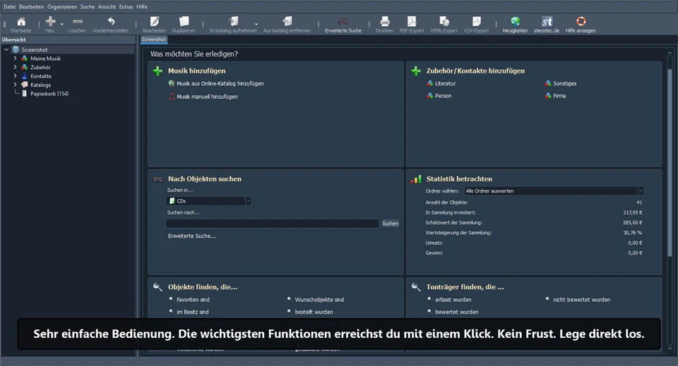 Stecotec Musikverwaltung Pro: Musiksammlung verwalten | CDs / Schallplatten - Bild 4 von 4