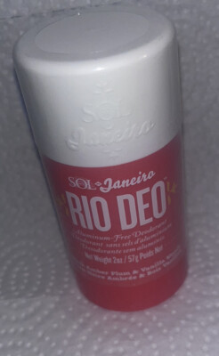 Rio Deo Aluminum Free Deodorant Black Amber Plum and Vanilla Woods 2 oz. Sealed