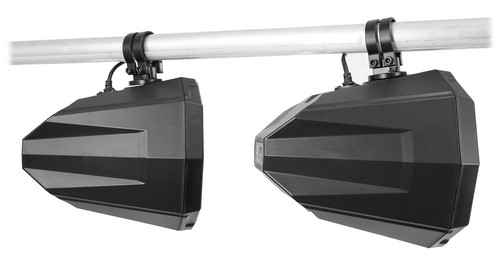 (2) 8" Rear Pro Fit Cage Harness Bar Speaker Pods Enclosures for Polaris General - Picture 3 of 11