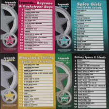 LEGEND KARAOKE CD G BRITNEY SPEARS,SPICE GIRLS,BYZONE,CHRISTINA Vol-07,80,96,117