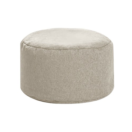 Foot Stool Seat Ottoman Footstool Round Sofa Pedal Linen Cushion Bench Cover US - Picture 15 of 21