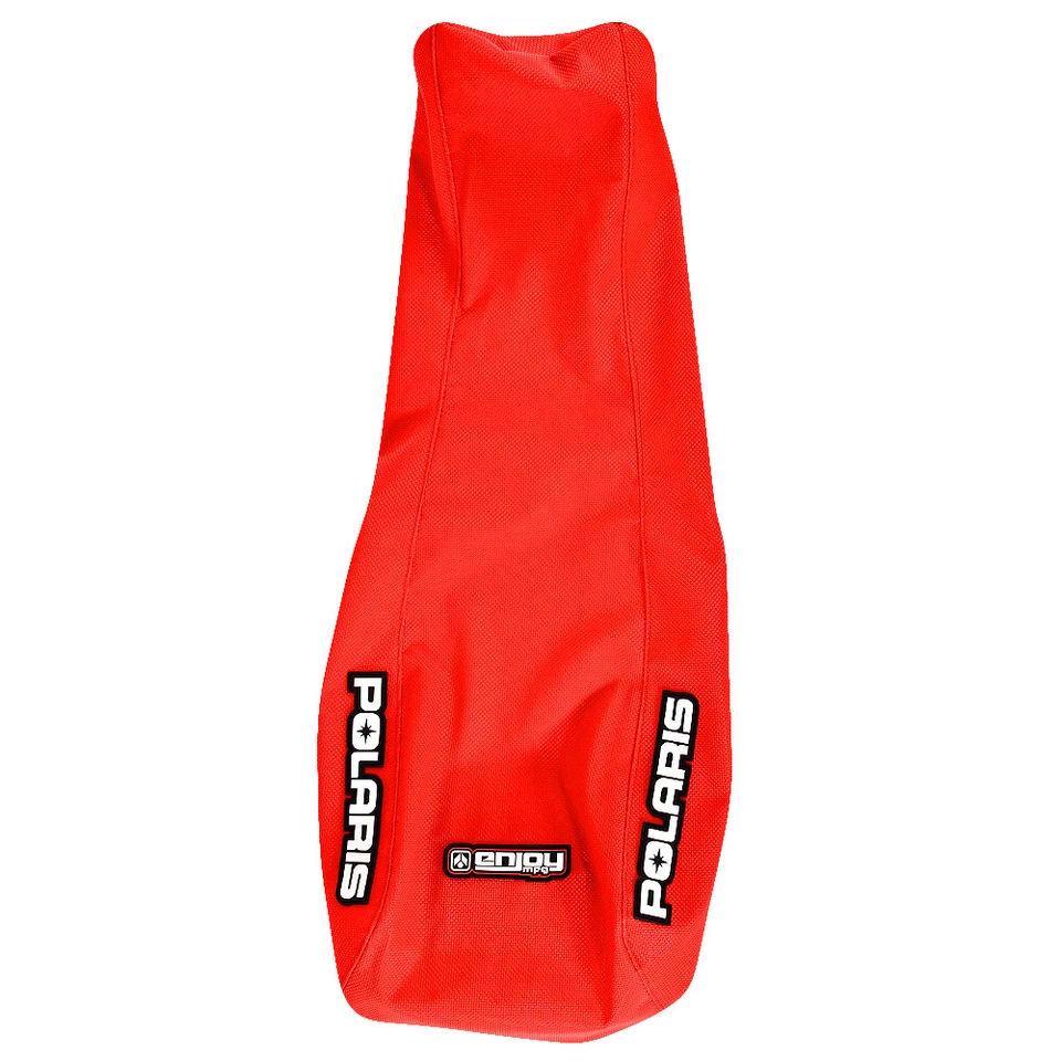 Polaris Scrambler 250 400 500 Seat cover 1995 - 2003 RED Gripper Style  #243 - Image 3 of 4